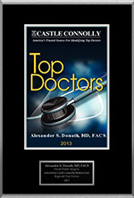 Dr. Donath was voted as one of Castle Connolly’s Top Doctors for 2013